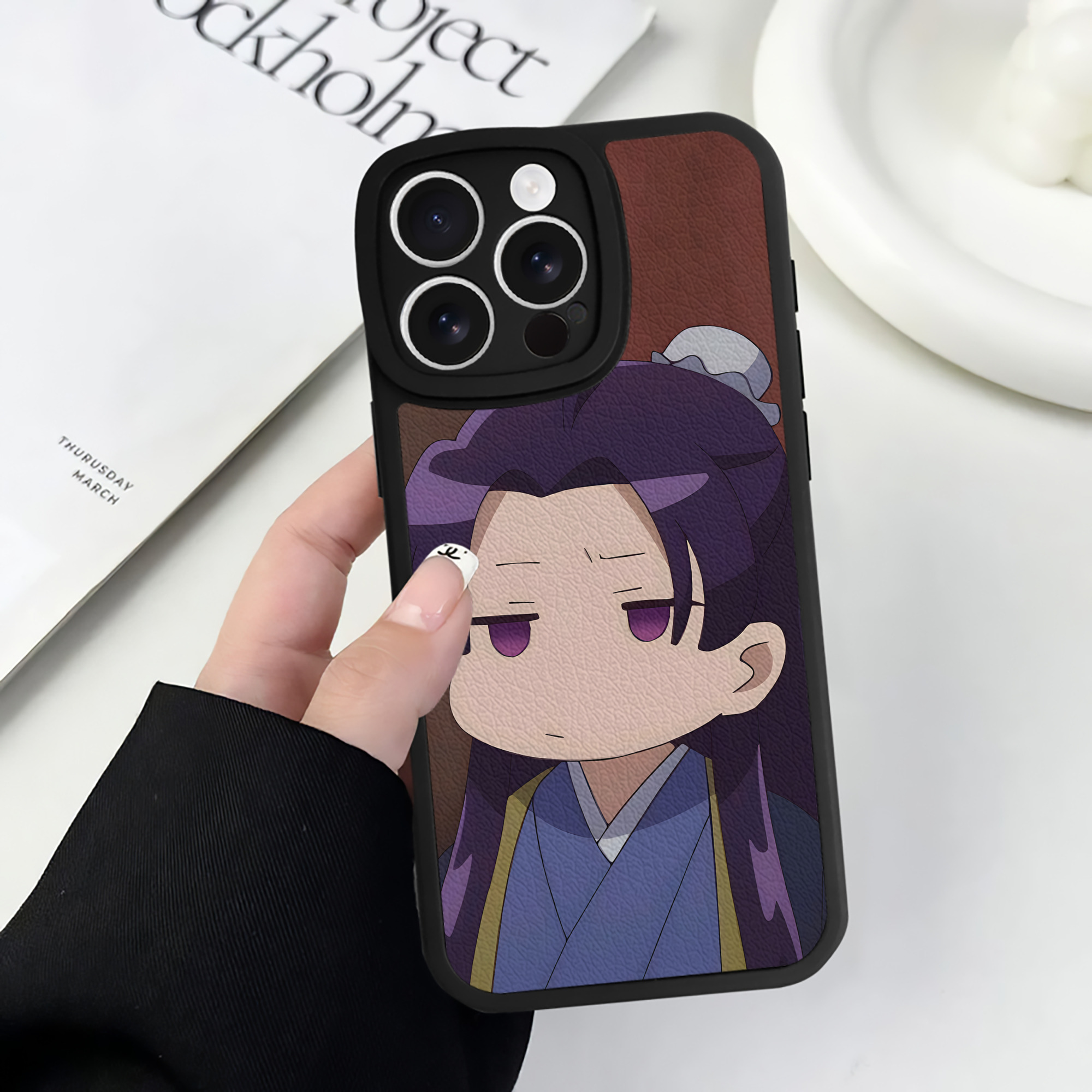 薬屋のひとりごと The Apothecary Diaries 【iPhone 16シリーズ対応】シリコンスマホケース（レザー調） 材質：シリコン
